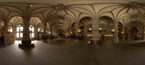 Historic Restaurant Palarament in Hamburg